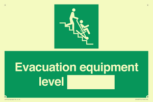 Evacuation equipment level